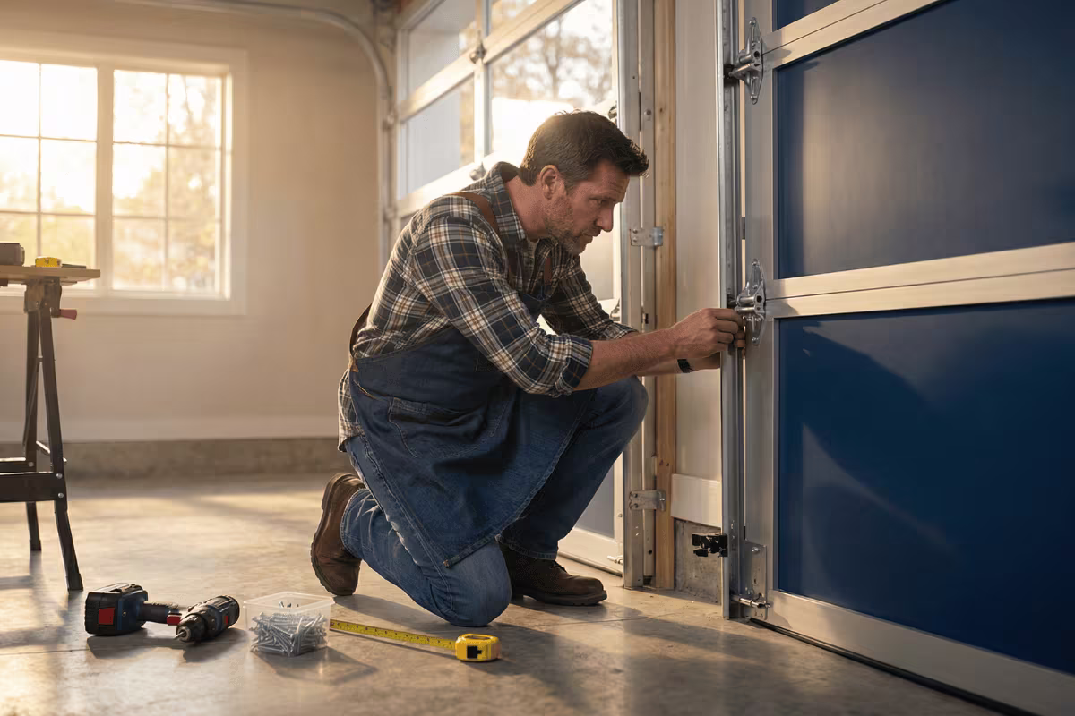 Professional garage door installation