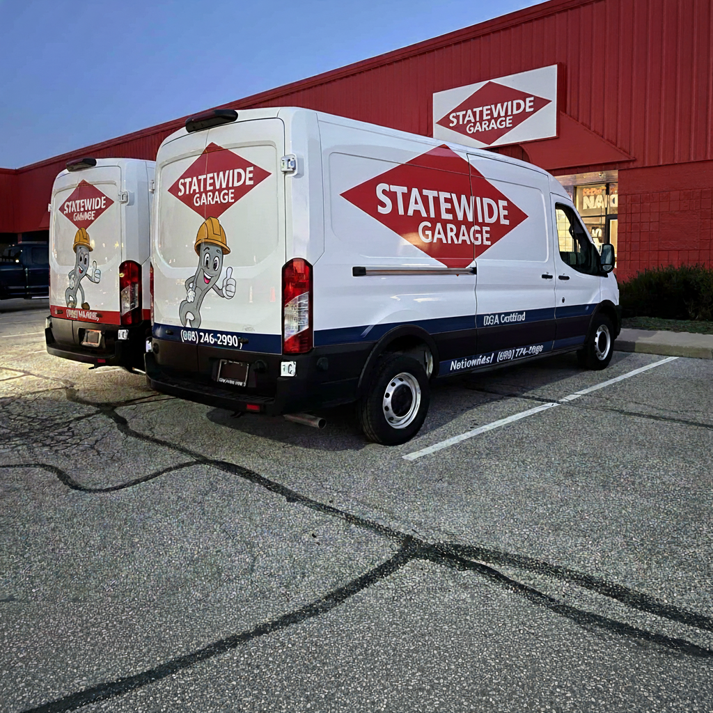 Statewide Garage Doors Service Vans